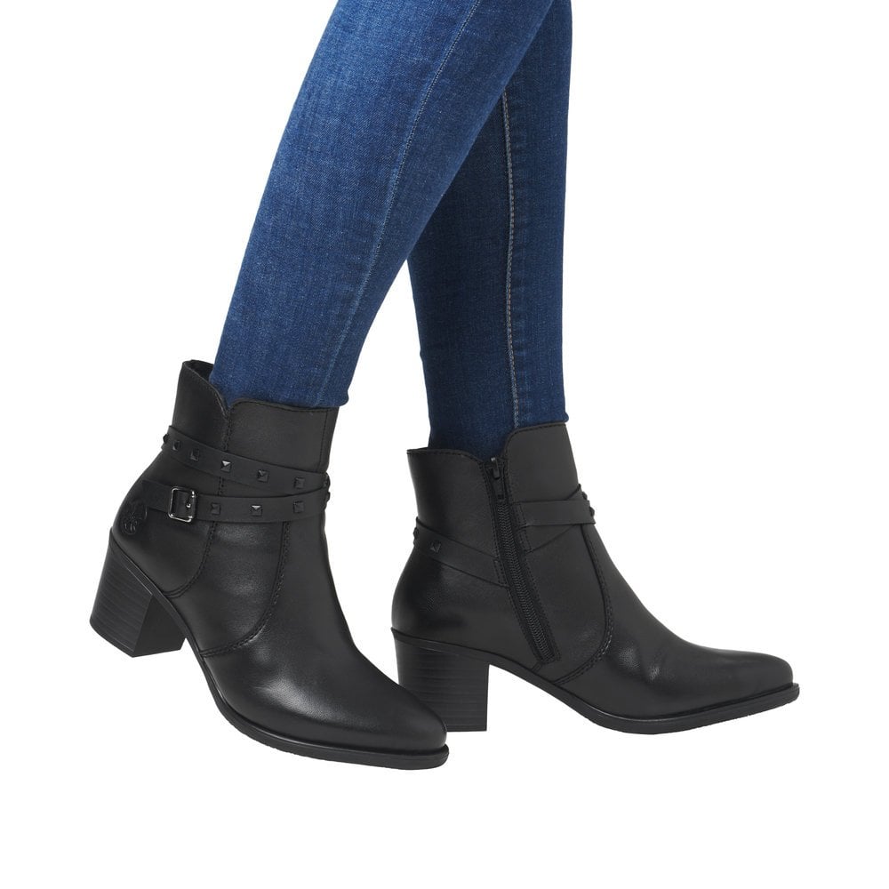 Rieker Y2059 Ankle Boot - Black - image 002 |ww_colour=black|ww_order=002|