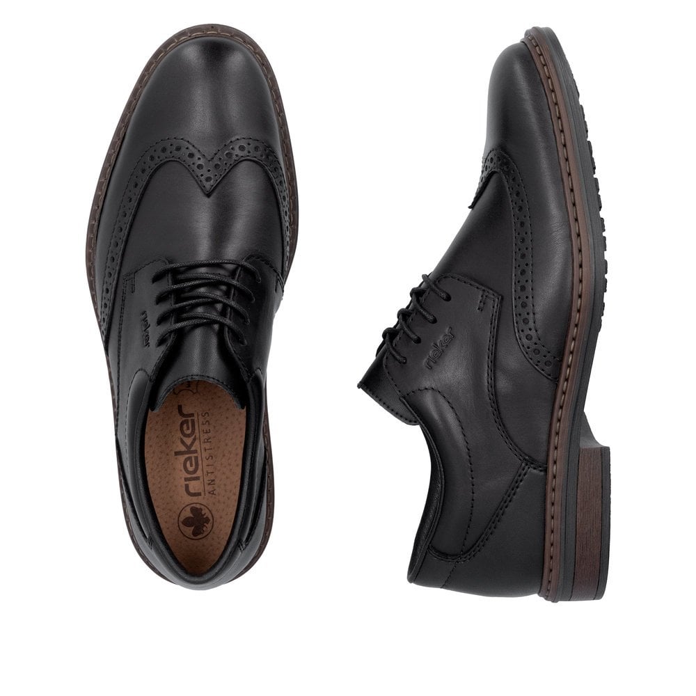 Rieker 17620 Lace Up Brogues - Black - image 005 |ww_colour=black|ww_order=005|