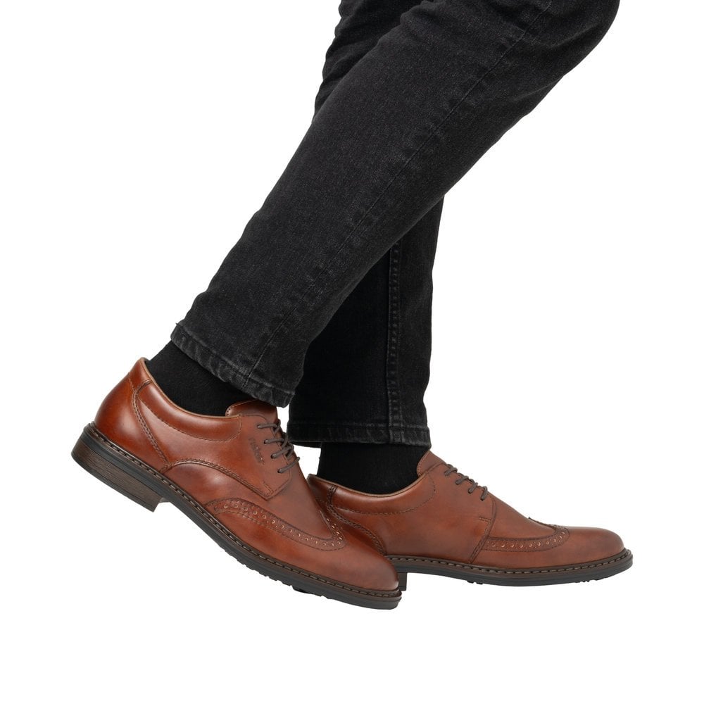 Rieker 17620 Lace Up Brogues - Peanut - image 005 |ww_colour=peanut|ww_order=005|
