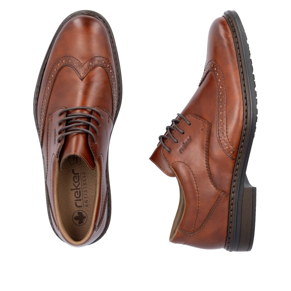 Rieker 17620 Lace Up Brogues - Peanut - image 008 |ww_colour=peanut|ww_order=008|