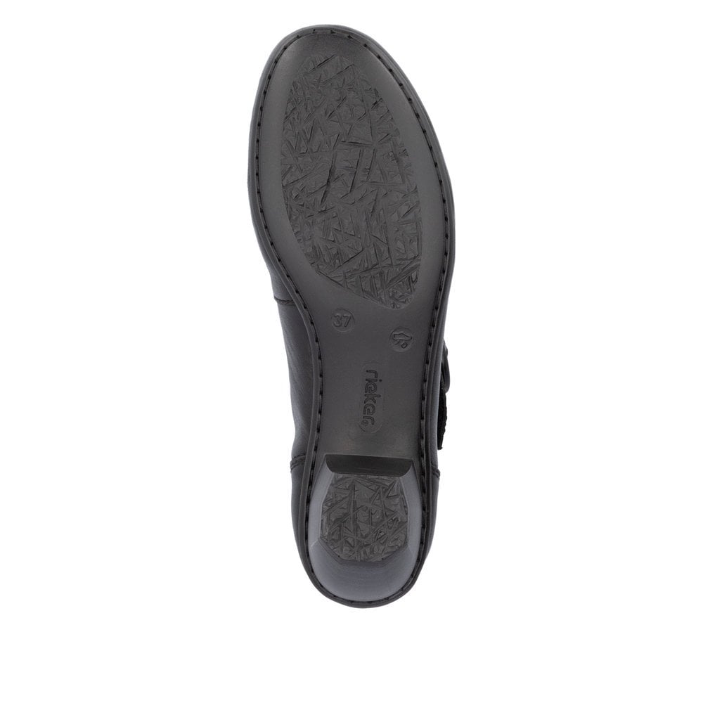 Rieker 41756 Heeled Shoe - Black - image 002 |ww_colour=black|ww_order=002|