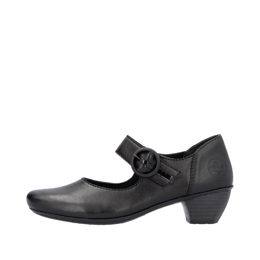 Rieker 41756 Heeled Shoe - Black - image 006 |ww_colour=black|ww_order=006|