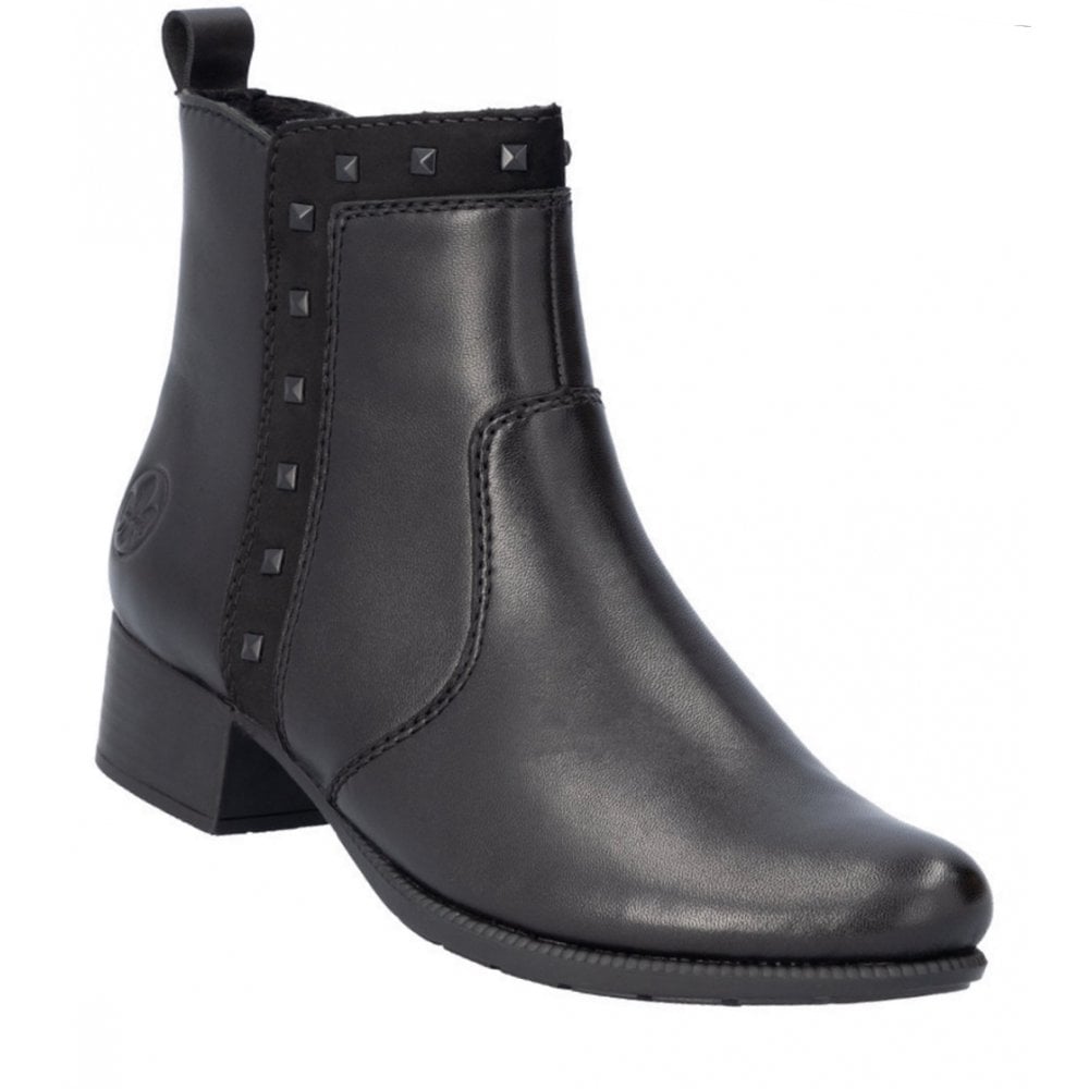 Rieker 78657 Ankle Boot - Black - image 001 |ww_colour=black|ww_order=001|