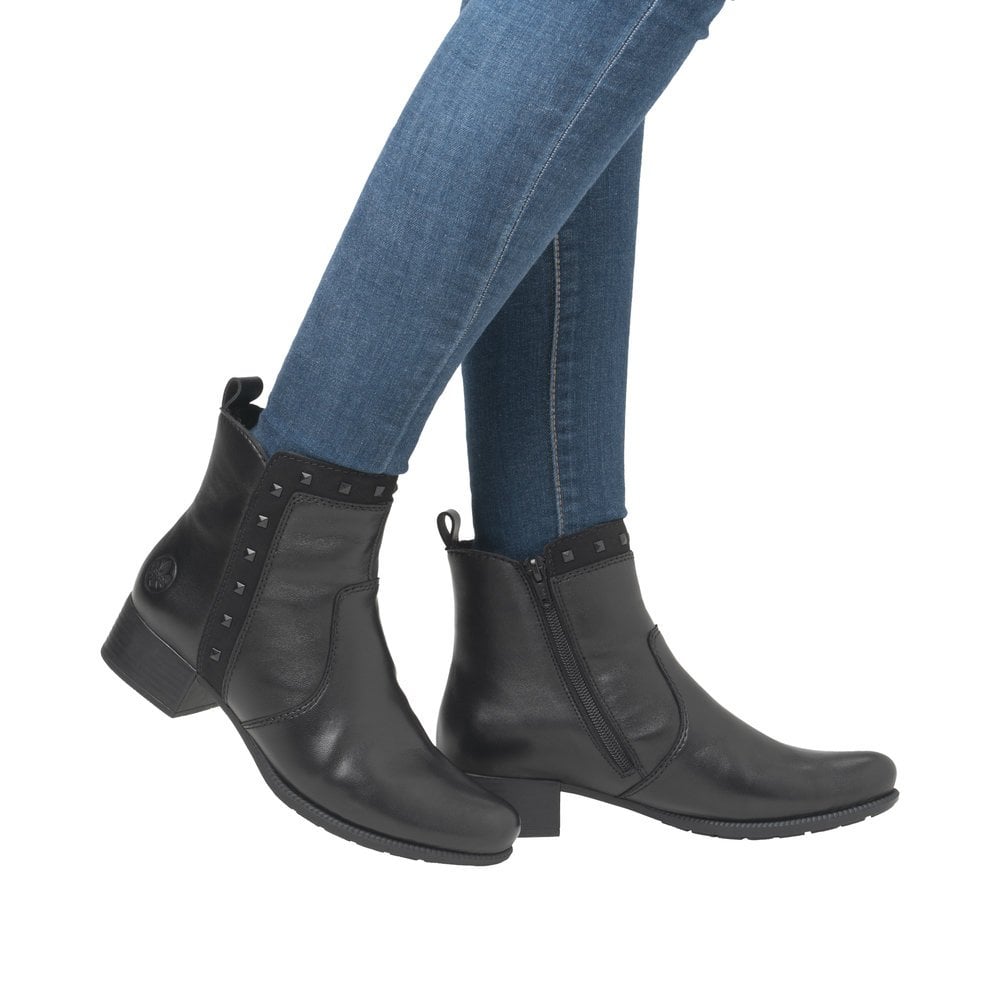 Rieker 78657 Ankle Boot - Black - image 002 |ww_colour=black|ww_order=002|