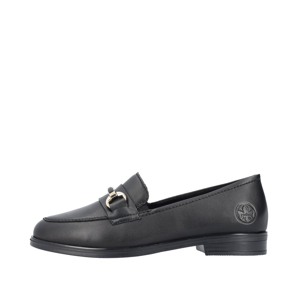 Rieker 46262 Moccasin Slip On Shoe - Black - image 005 |ww_colour=black|ww_order=005|