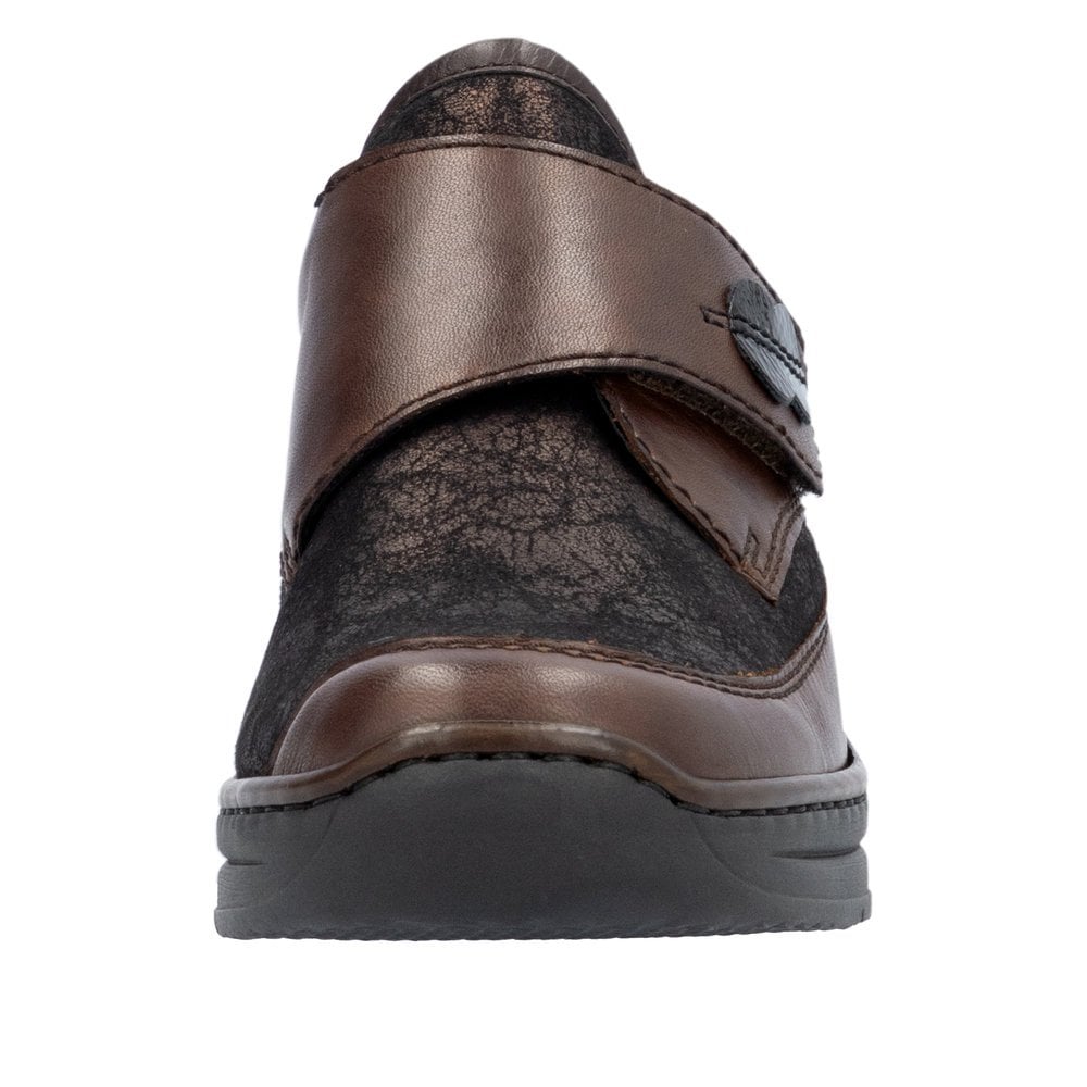 Rieker 487C0 Touch Strap Fastening Shoe - Brown - image 006 |ww_colour=brown|ww_order=006|