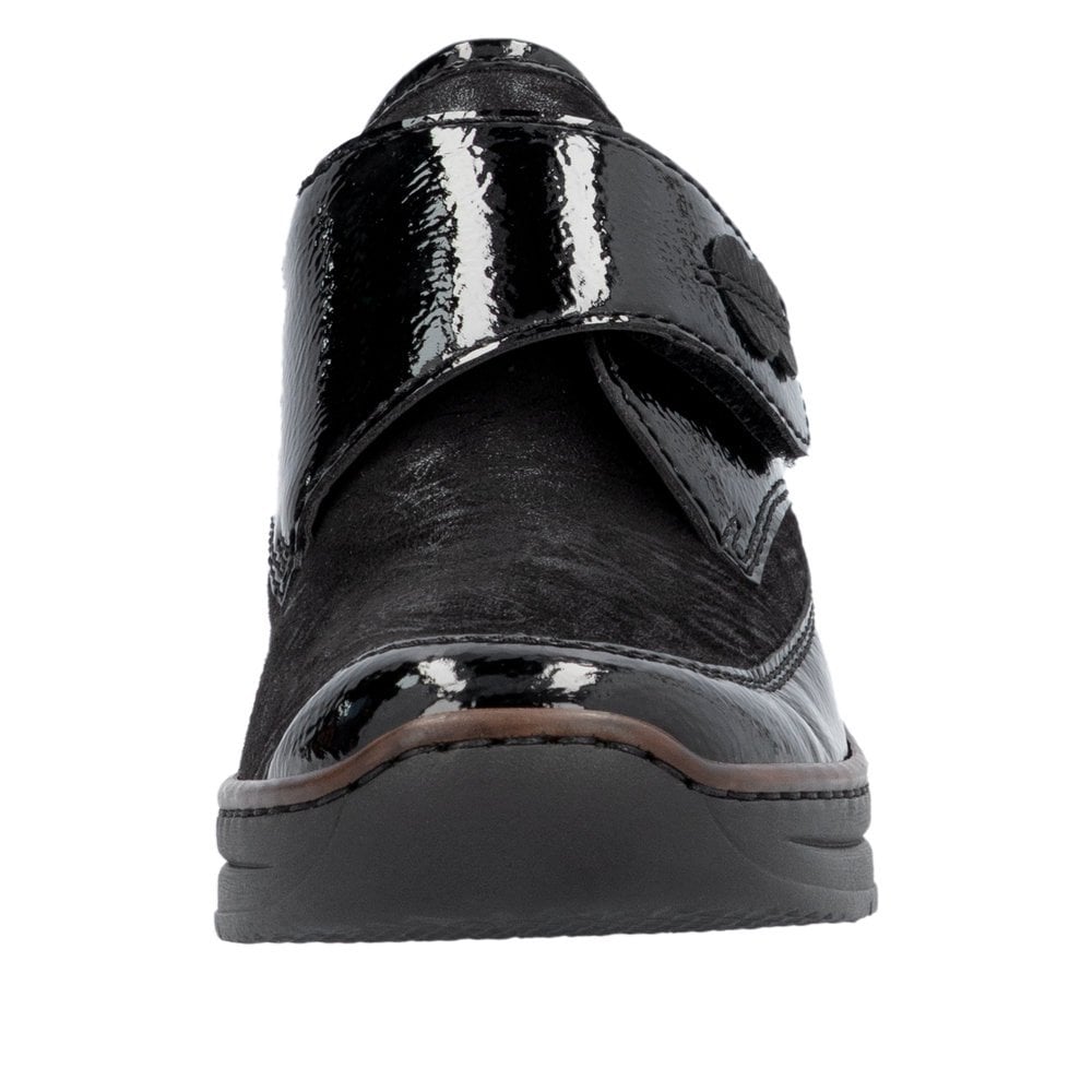 Rieker 487C0 Touch Strap Fastening Shoe - Black - image 006 |ww_colour=black|ww_order=006|