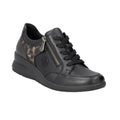 Rieker L4801 Lace & Zip Up Casual Shoe - Black - image 001 |ww_colour=black|ww_order=001|