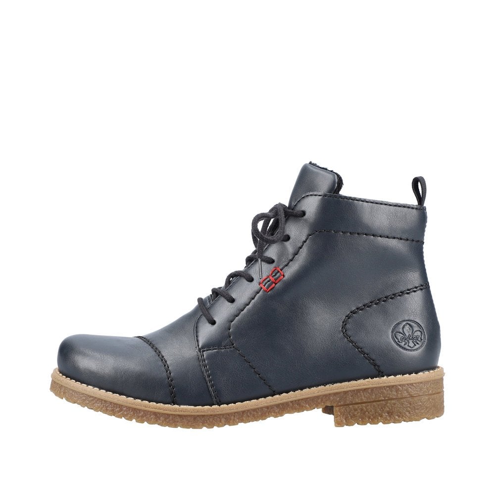 Rieker 73500 Zip/Lace-up Boots - Blue - image 005 |ww_colour=blue|ww_order=005|