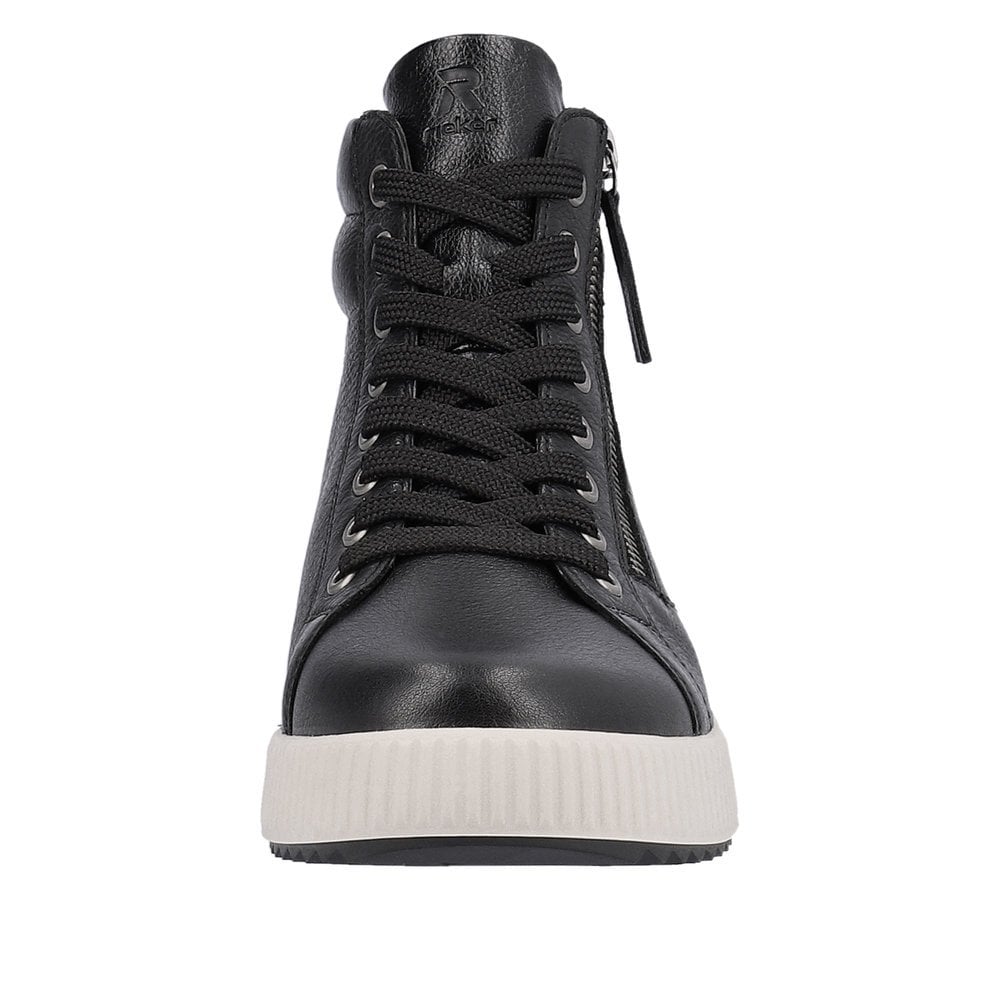 Rieker W0164 Lace/Zip up Ankle Boot - Black - image 006 |ww_colour=black|ww_order=006|