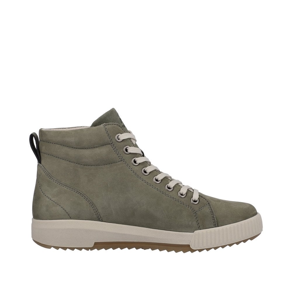 Rieker W0164 Lace/Zip up Ankle Boot - Green - image 002 |ww_colour=green|ww_order=002|