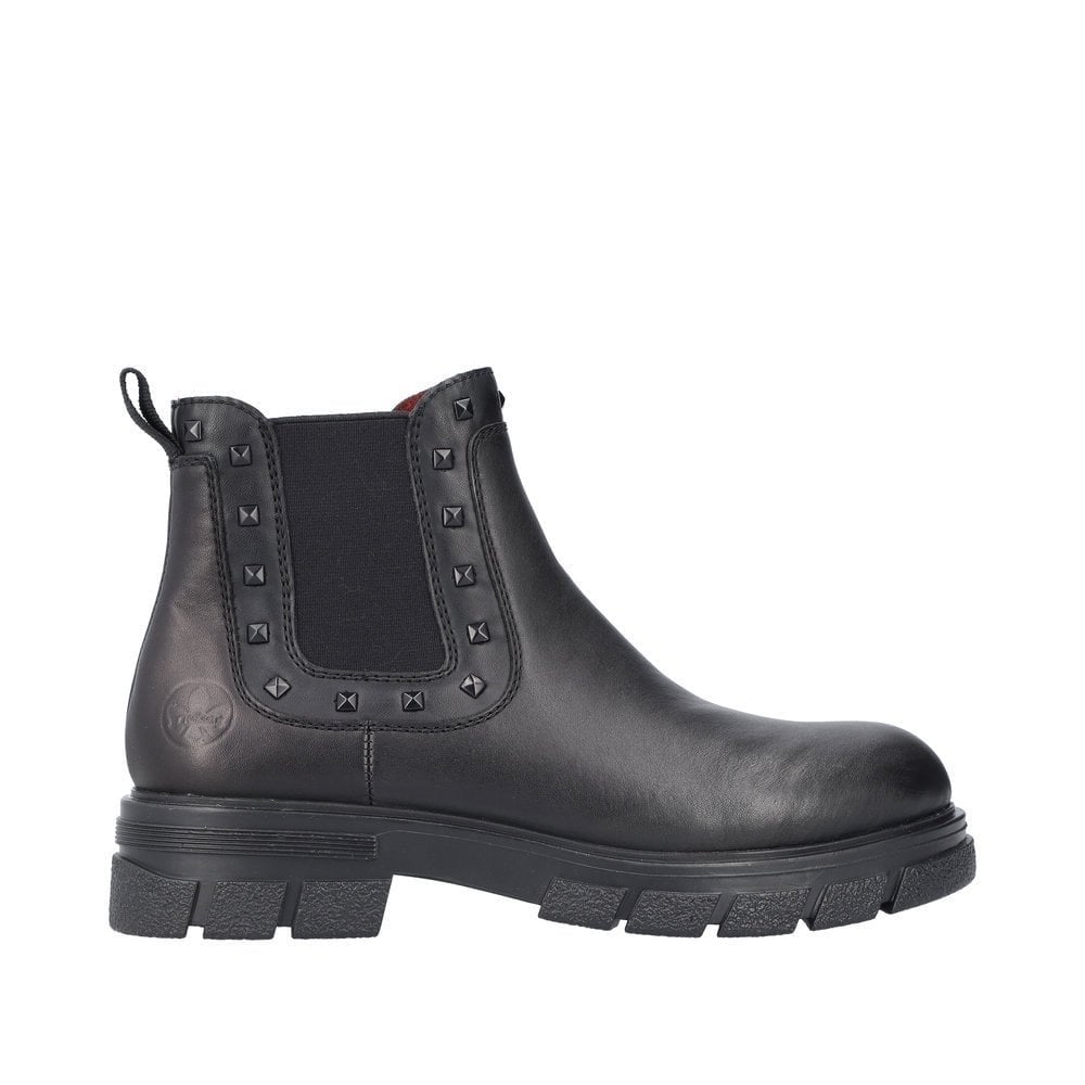 Rieker Zip Up Minato Chelsea Boot - Black - image 005 |ww_colour=black|ww_order=005|