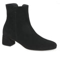 Gabor Abbey Zip Up Ankle Boot - Black Suede - image 001 |ww_colour=black-suede|ww_order=001|