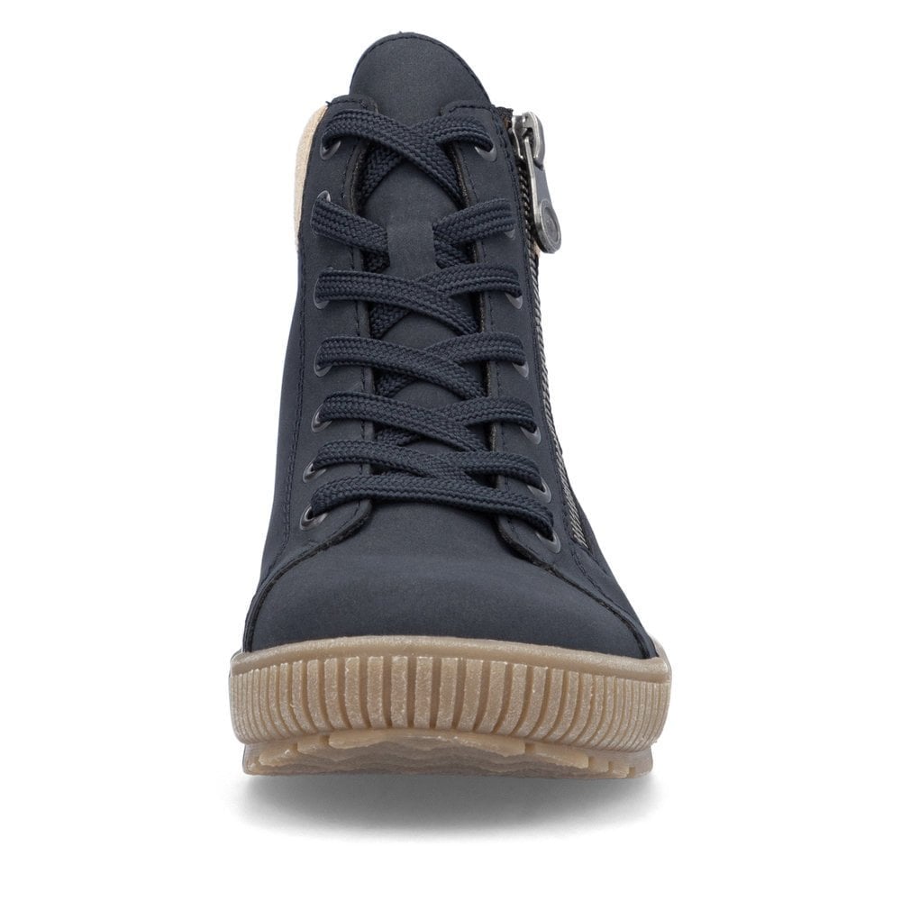 Rieker N0709 Lace/Zip up Ankle Boot - Blue - image 007 |ww_colour=blue|ww_order=007|