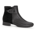 Gabor Bolan H Fit Soft Leather Ankle Boot - Black - image 001 |ww_colour=black|ww_order=001|