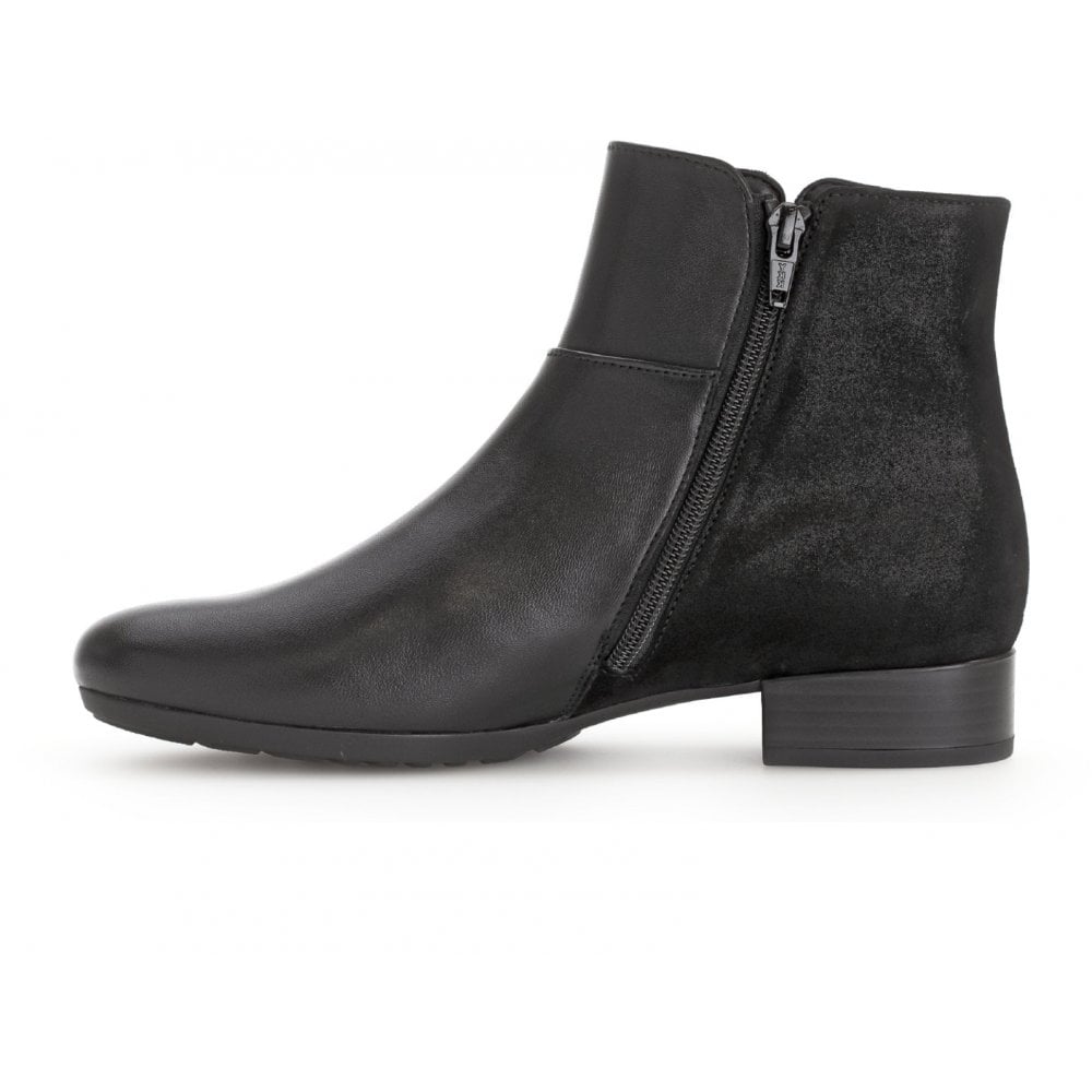 Gabor Bolan H Fit Soft Leather Ankle Boot - Black - image 005 |ww_colour=black|ww_order=005|