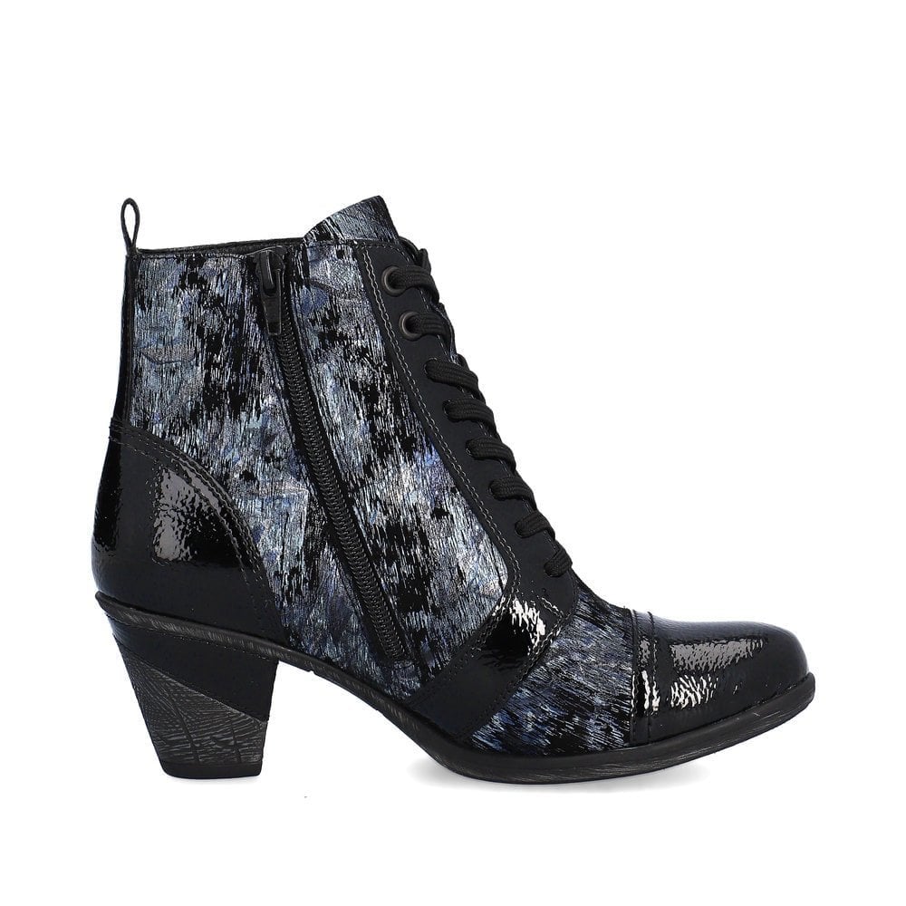 Remonte Lace Up Ankle Boot - Blue - image 008 |ww_colour=blue|ww_order=008|