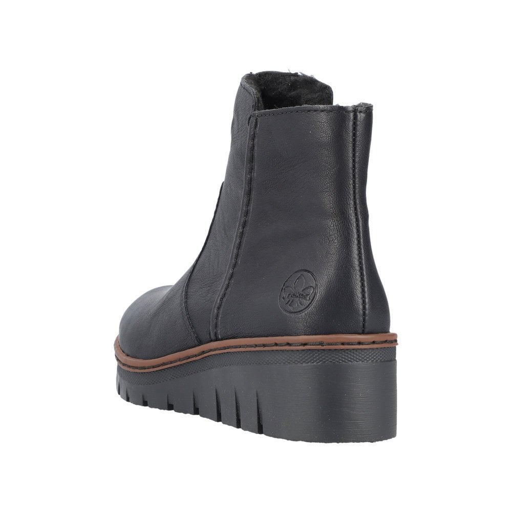 Rieker X9165 Wedge Ankle Boot - Black - image 002 |ww_colour=black|ww_order=002|
