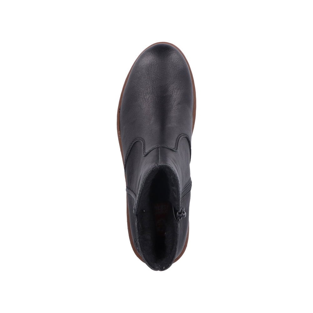 Rieker X9165 Wedge Ankle Boot - Black - image 009 |ww_colour=black|ww_order=009|