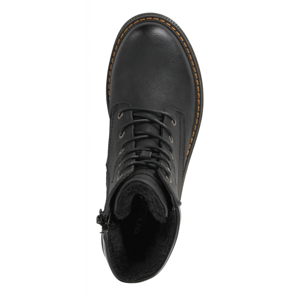 Westland by Josef Seibel Peyton 01 Waterproof Vegan Lace/Zip Up Boot - Black - image 002 |ww_colour=black|ww_order=002|