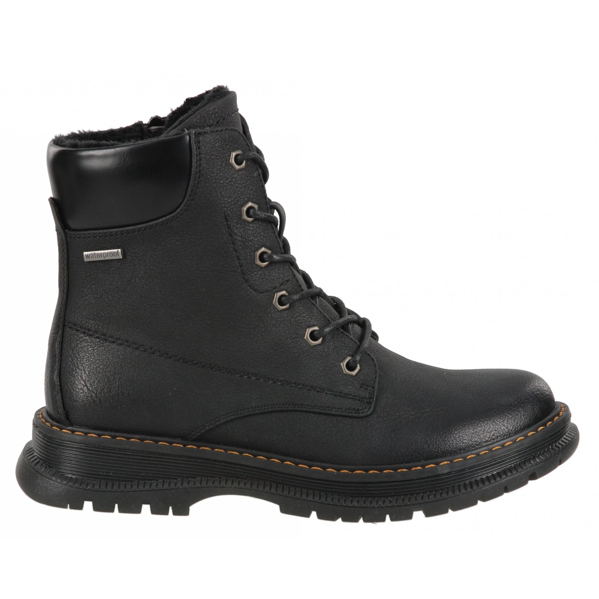Westland by Josef Seibel Peyton 01 Waterproof Vegan Lace/Zip Up Boot - Black - image 003 |ww_colour=black|ww_order=003|