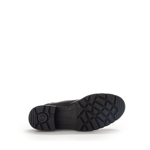 Gabor 785 Serve Lace Up/Zip Up Boot - Black Leather - image 002 |ww_colour=black-leather|ww_order=002|