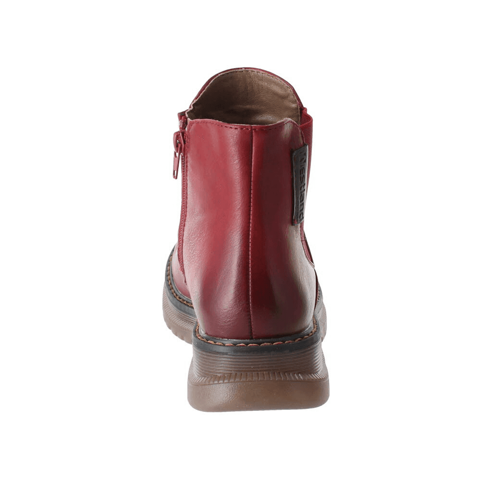 Westland by Josef Seibel Peyton 02 Vegan Ankle Boot - Red - image 004 |ww_colour=red|ww_order=004|