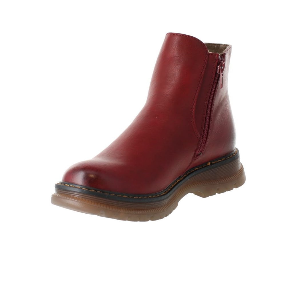 Westland by Josef Seibel Peyton 02 Vegan Ankle Boot - Red - image 005 |ww_colour=red|ww_order=005|