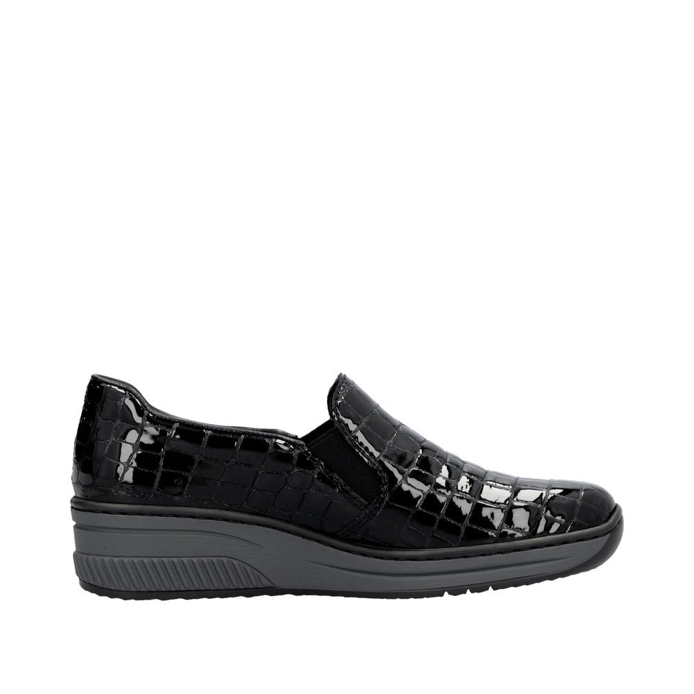 Rieker 48752 Slip On Shoe - Black - image 002 |ww_colour=black|ww_order=002|