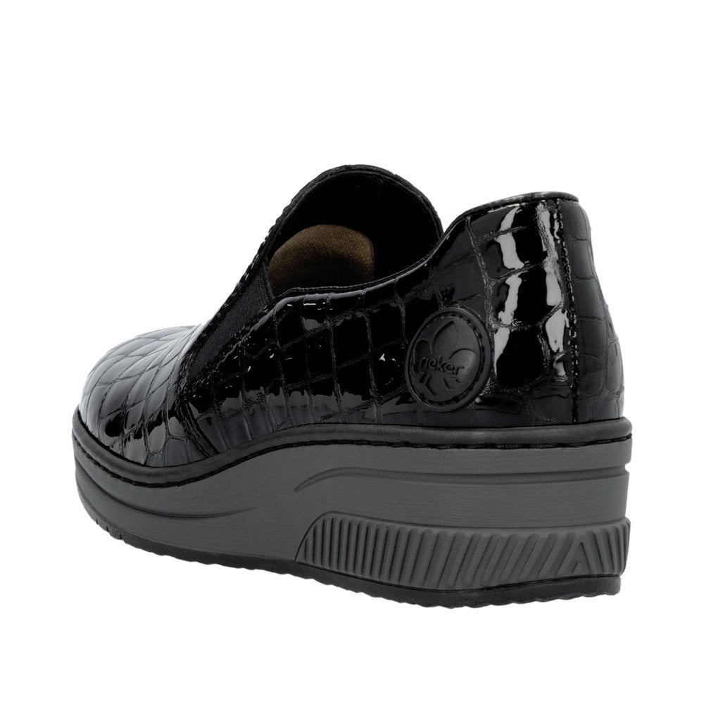 Rieker 48752 Slip On Shoe - Black - image 003 |ww_colour=black|ww_order=003|