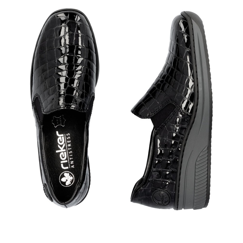 Rieker 48752 Slip On Shoe - Black - image 008 |ww_colour=black|ww_order=008|