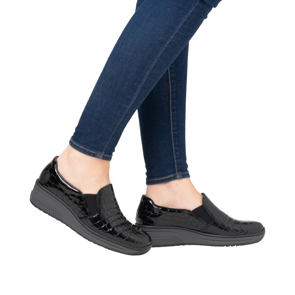 Rieker 48752 Slip On Shoe - Black - image 009 |ww_colour=black|ww_order=009|