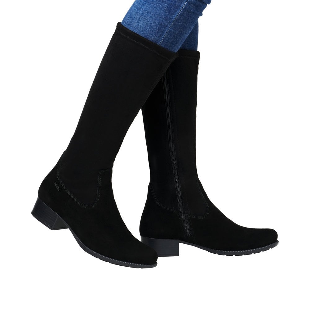 Rieker 78654 Long Boot - Black - image 008 |ww_colour=black|ww_order=008|