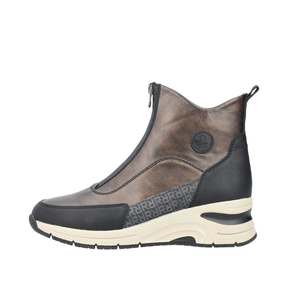 Rieker N9381 Ankle Boot - Bronze - image 005 |ww_colour=bronze|ww_order=005|
