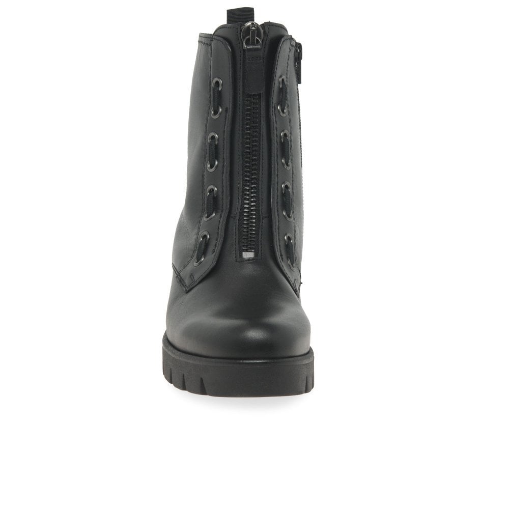 Gabor 716 Banter Biker Boot - Black - image 002 |ww_colour=black|ww_order=002|