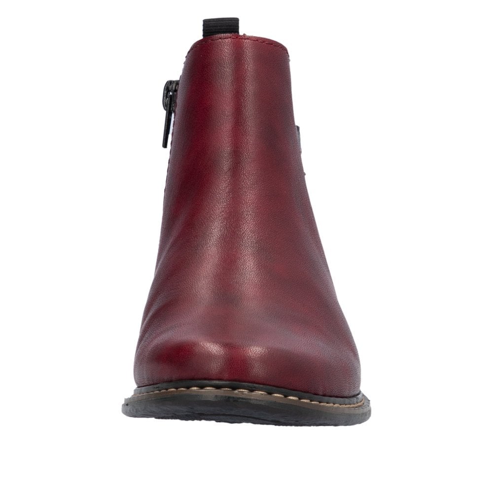 Rieker Z4965 Cristallino Ankle Boot - Red - image 006 |ww_colour=red|ww_order=006|