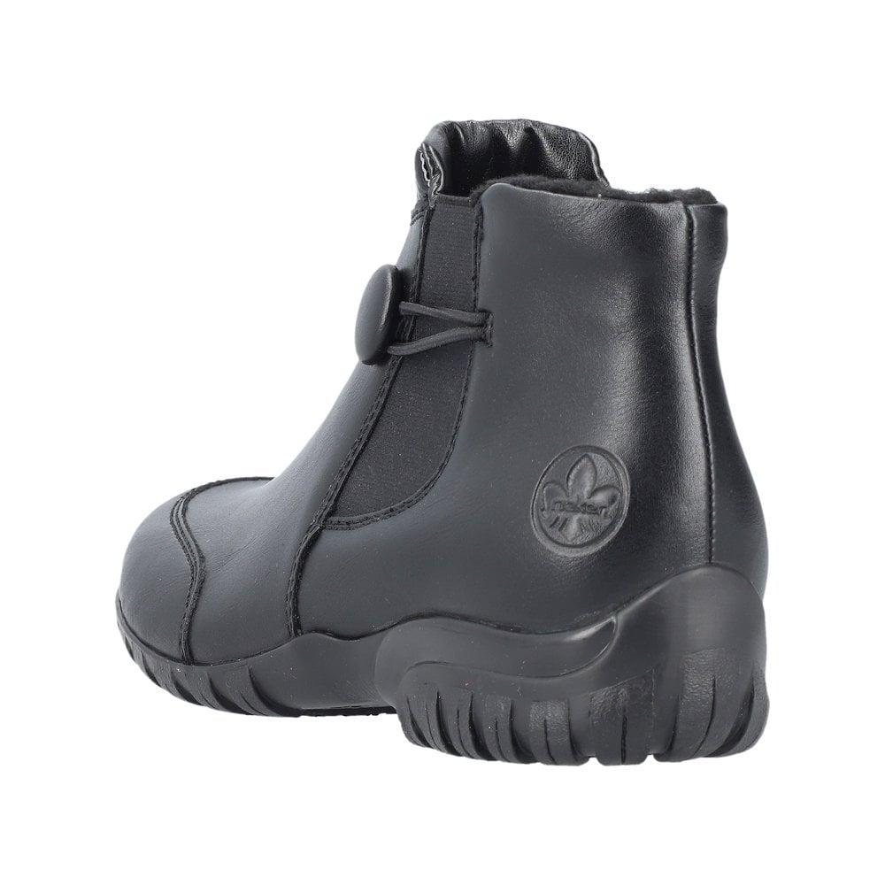 Rieker L4665 Zip Up Ankle Boot - Black - image 002 |ww_colour=black|ww_order=002|
