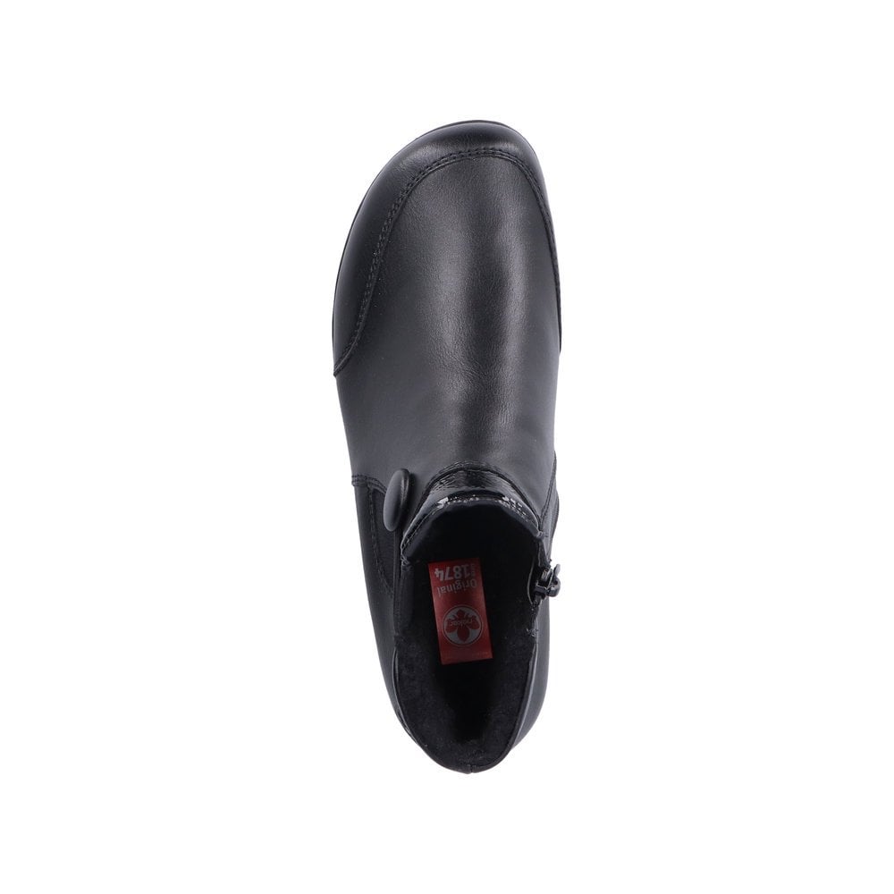 Rieker L4665 Zip Up Ankle Boot - Black - image 009 |ww_colour=black|ww_order=009|