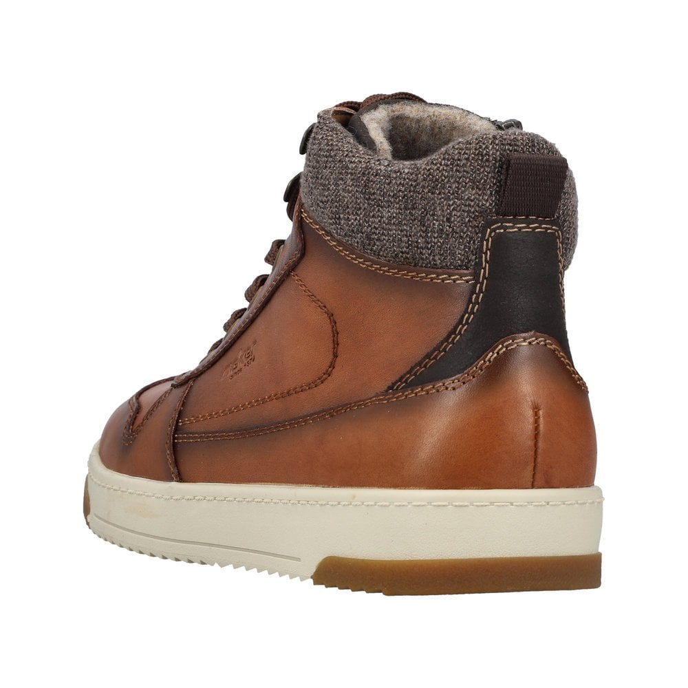 Rieker 17530 Lace & Zip Up Boots - Brown - image 003 |ww_colour=brown|ww_order=003|