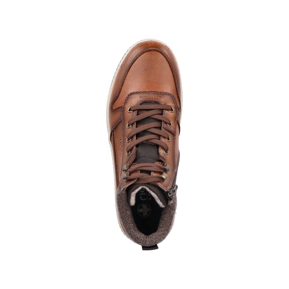 Rieker 17530 Lace & Zip Up Boots - Brown - image 004 |ww_colour=brown|ww_order=004|