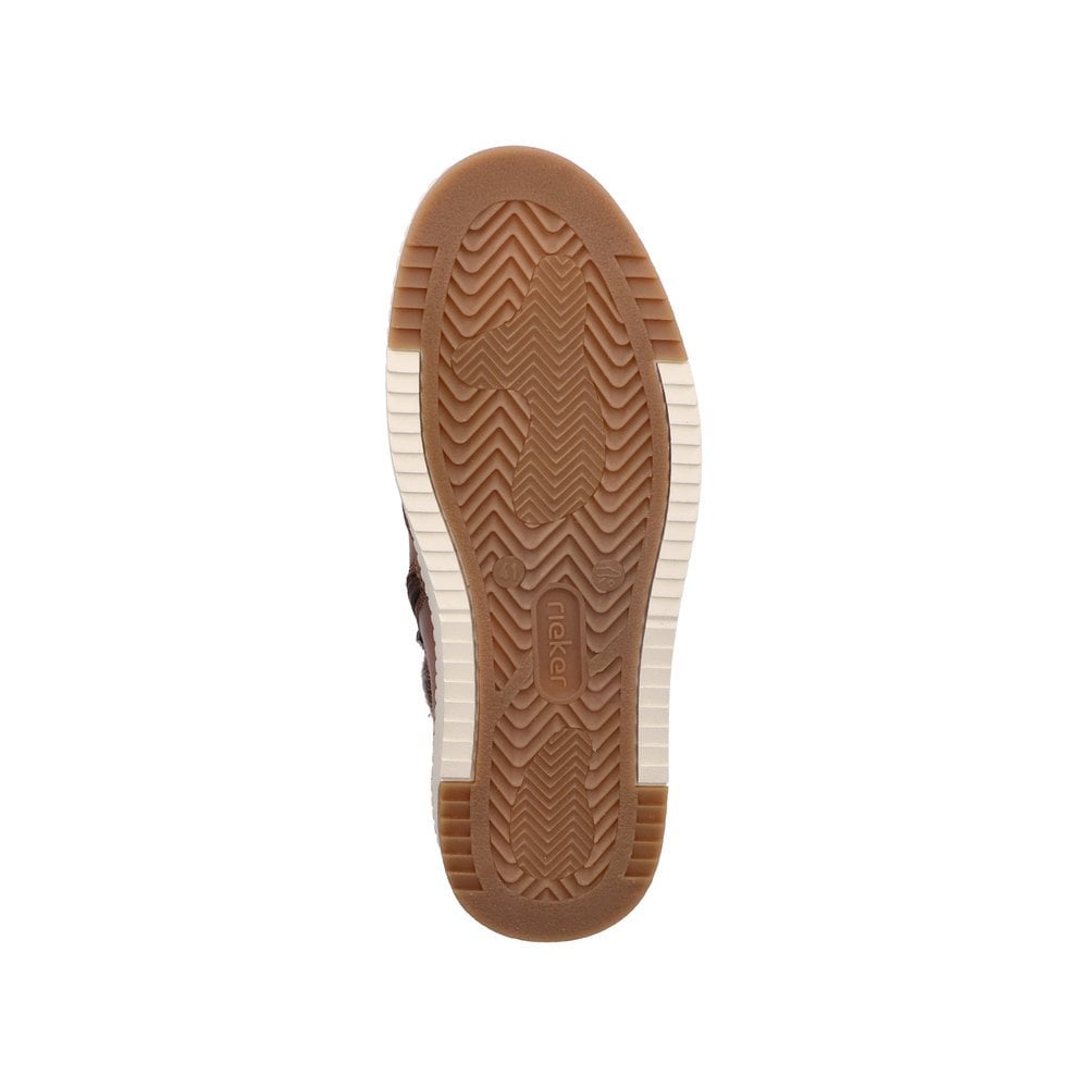 Rieker 17530 Lace & Zip Up Boots - Brown - image 007 |ww_colour=brown|ww_order=007|