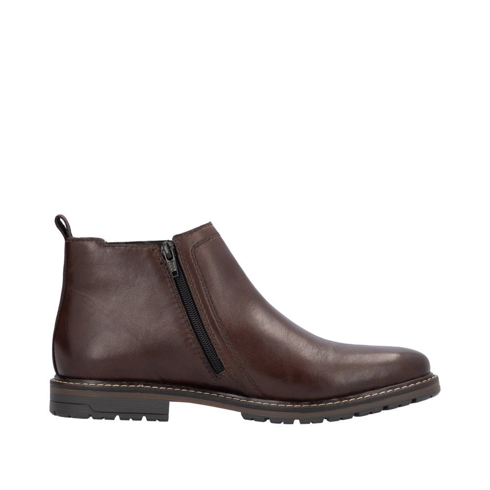 Rieker 13757 Brown Men's Zip-up Boot - Brown - image 004 |ww_colour=brown|ww_order=004|