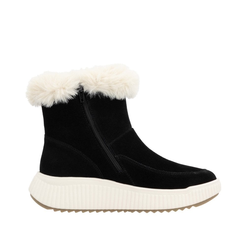 Rieker W1772 Zip Up Ankle Boot - Black - image 002 |ww_colour=black|ww_order=002|