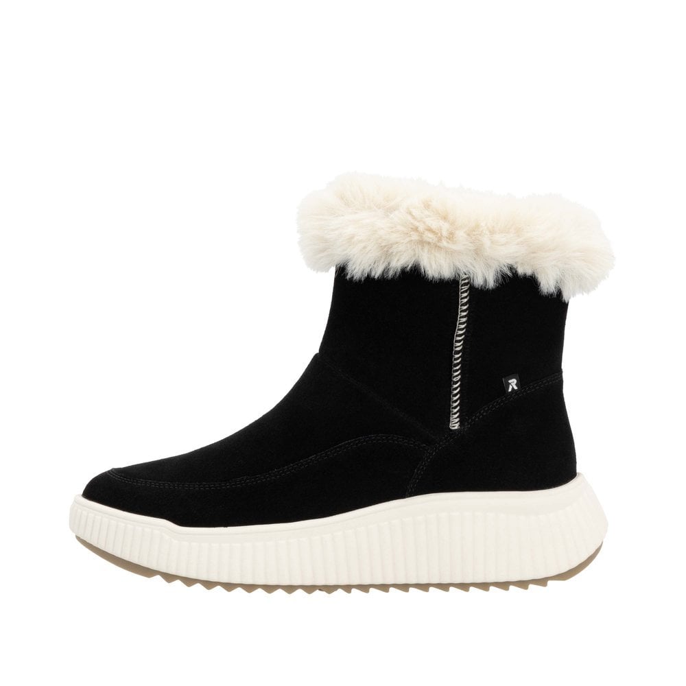 Rieker W1772 Zip Up Ankle Boot - Black - image 005 |ww_colour=black|ww_order=005|