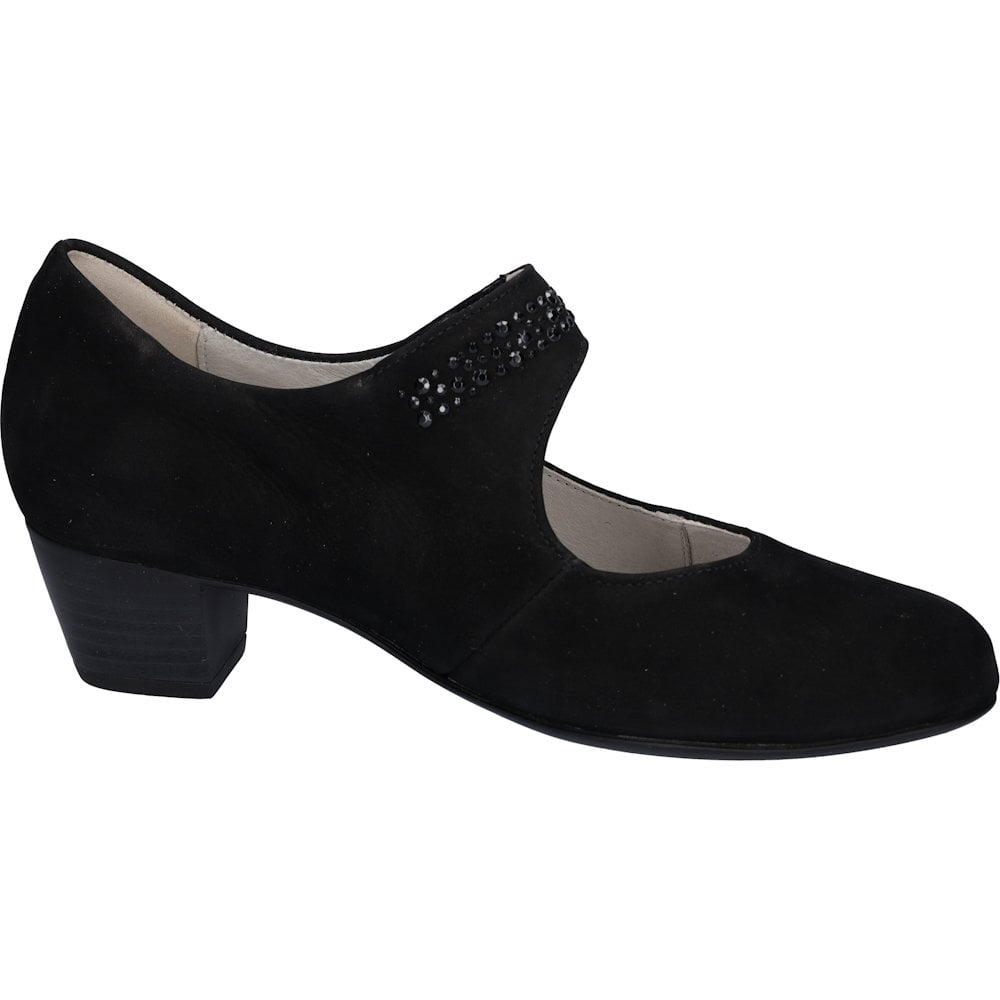 Waldlaufer Hilaria Heeled Mary Jane Shoe - Black - image 004 |ww_colour=black|ww_order=004|