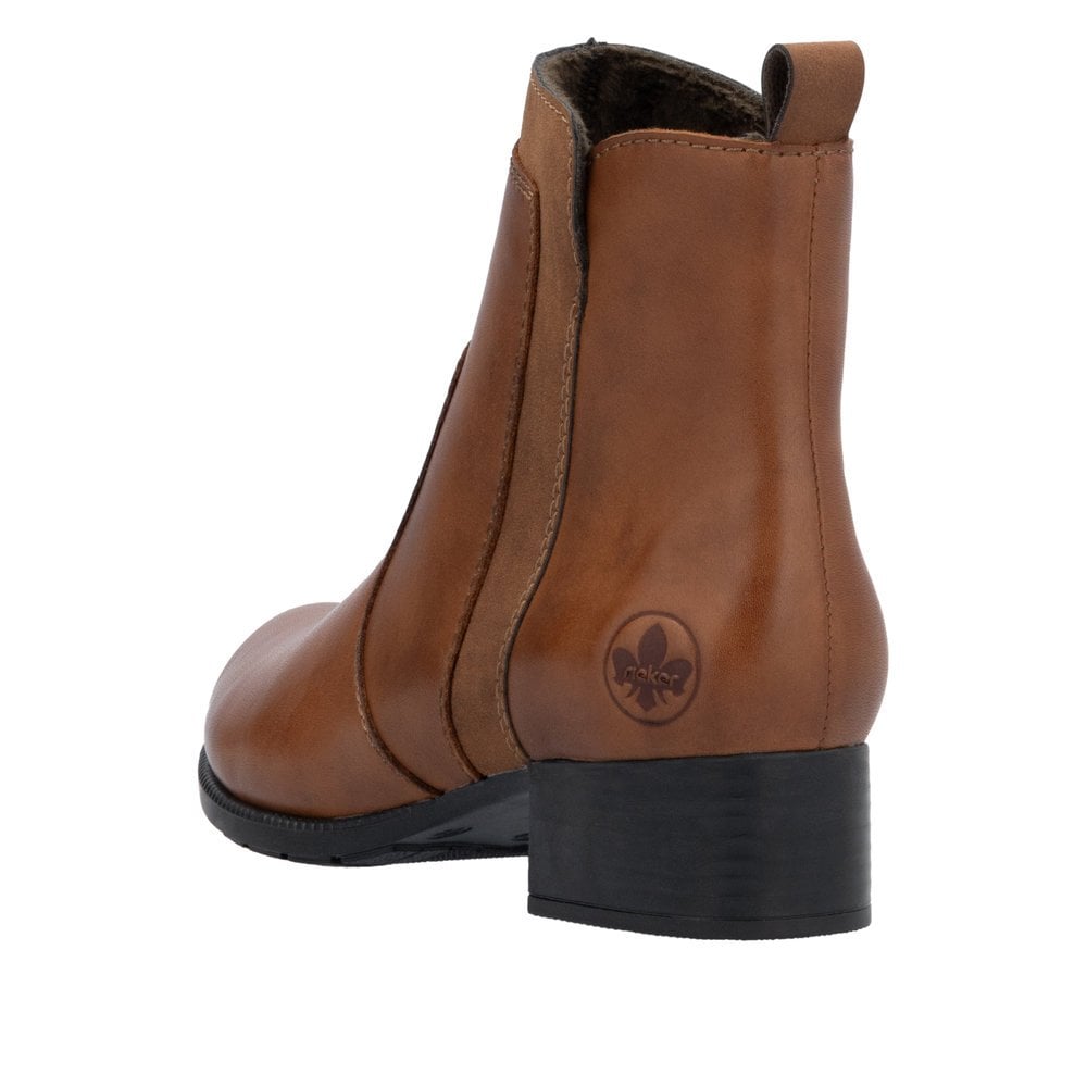 Rieker 78658 Heeled Ankle Boot - Brown - image 004 |ww_colour=brown|ww_order=004|