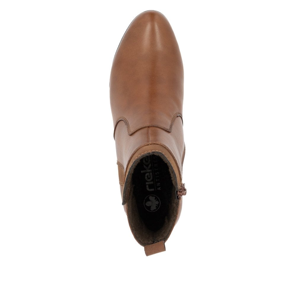Rieker 78658 Heeled Ankle Boot - Brown - image 009 |ww_colour=brown|ww_order=009|
