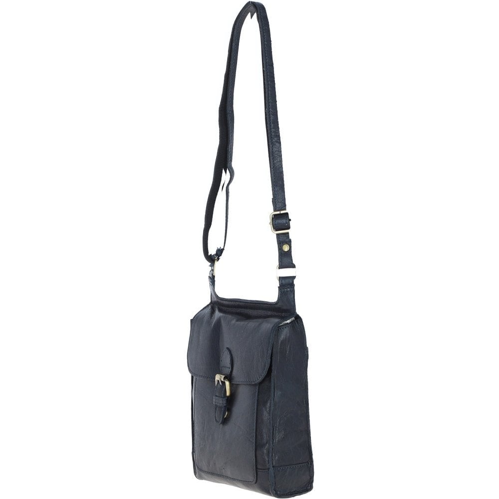 Ashwood G-24 Small Leather Shoulder Bag - Navy - image 002 |ww_colour=navy|ww_order=002|