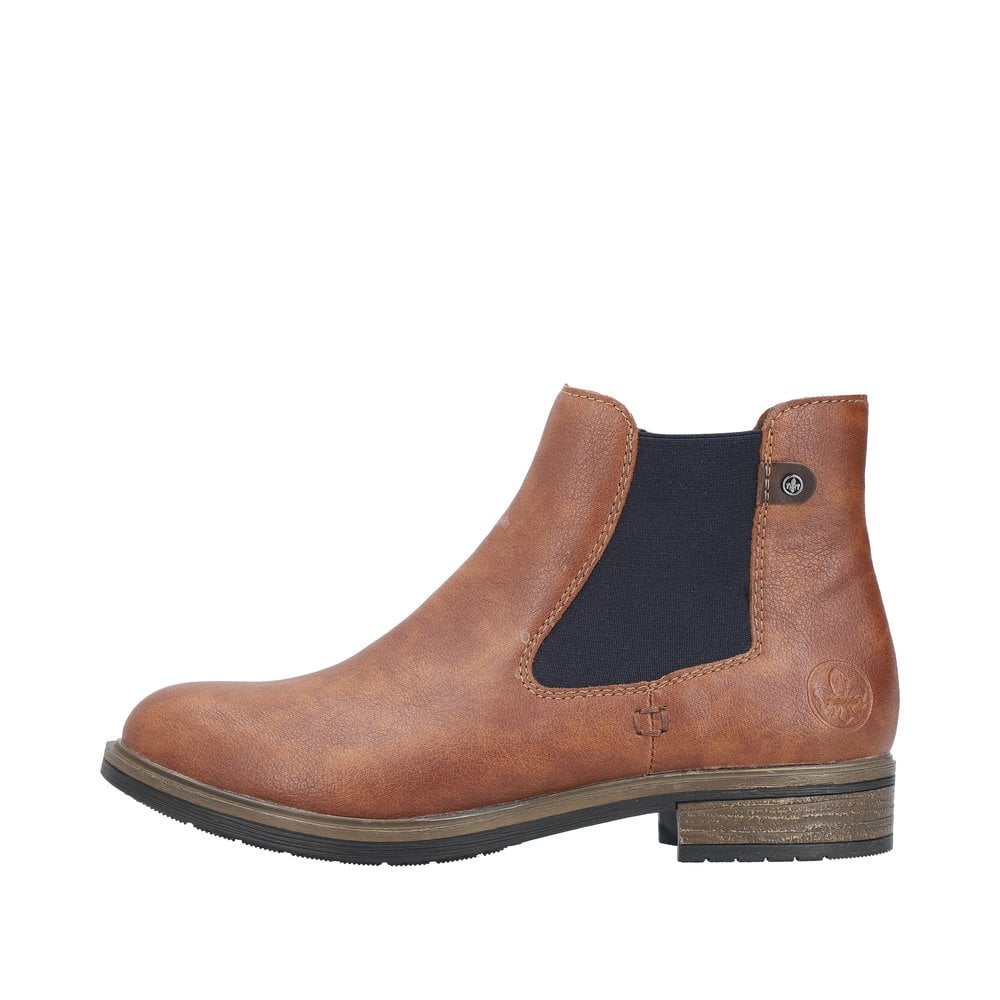 Rieker 72254 Casual zip-up Ankle Boot - Brown - image 005 |ww_colour=brown|ww_order=005|