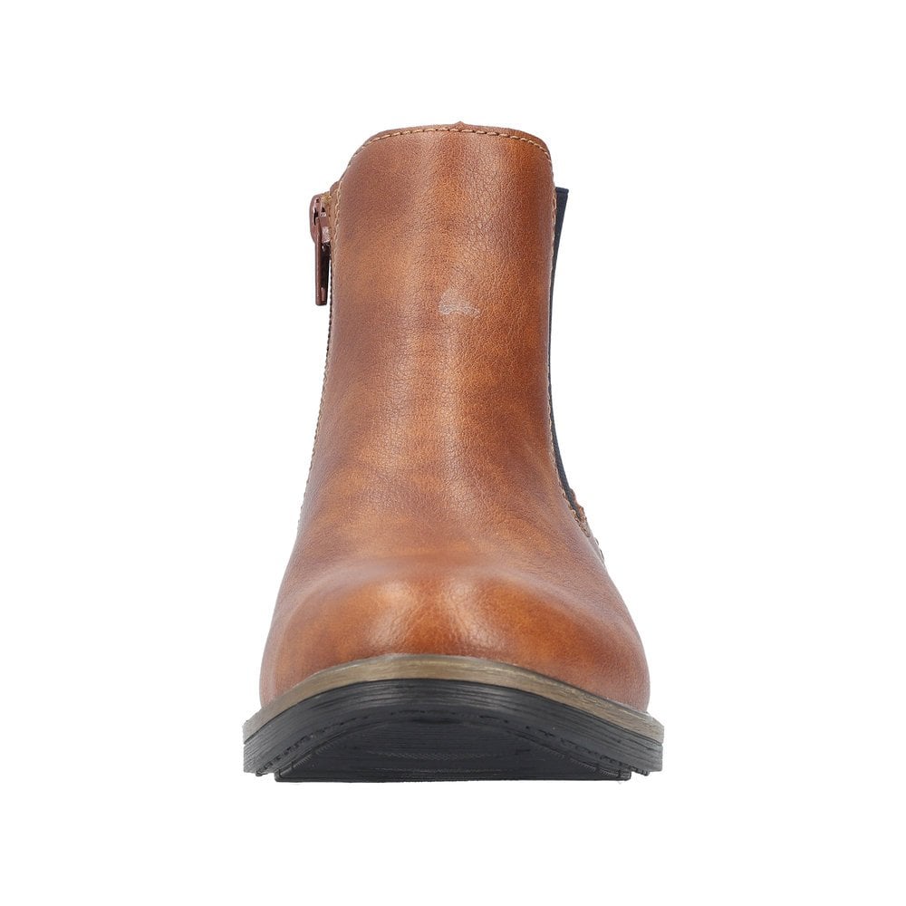 Rieker 72254 Casual zip-up Ankle Boot - Brown - image 006 |ww_colour=brown|ww_order=006|
